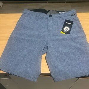 NEW Volcom Shorts Surf & Turf Blue BIG YOUTH SIZE 16